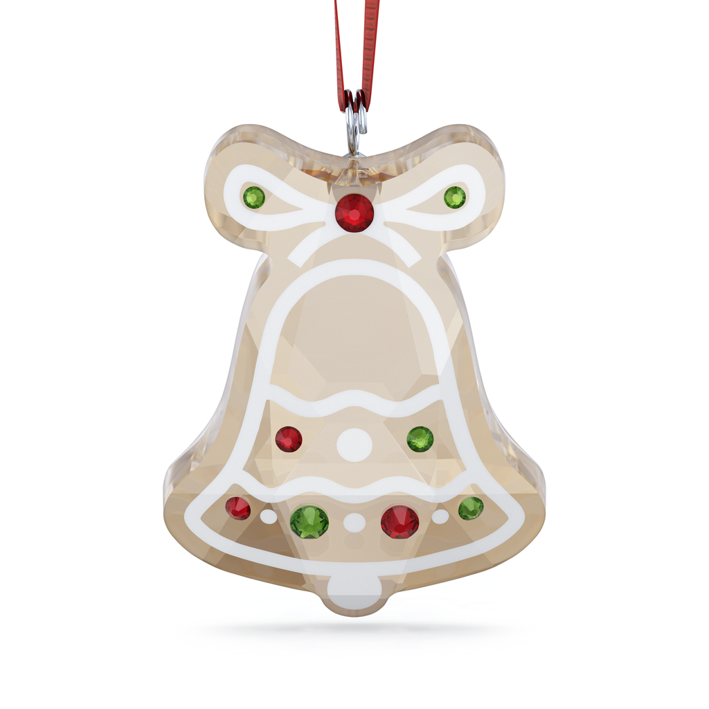 Swarovski Holiday Cheers Décoration Cloche Pain d’épice doré 5681580