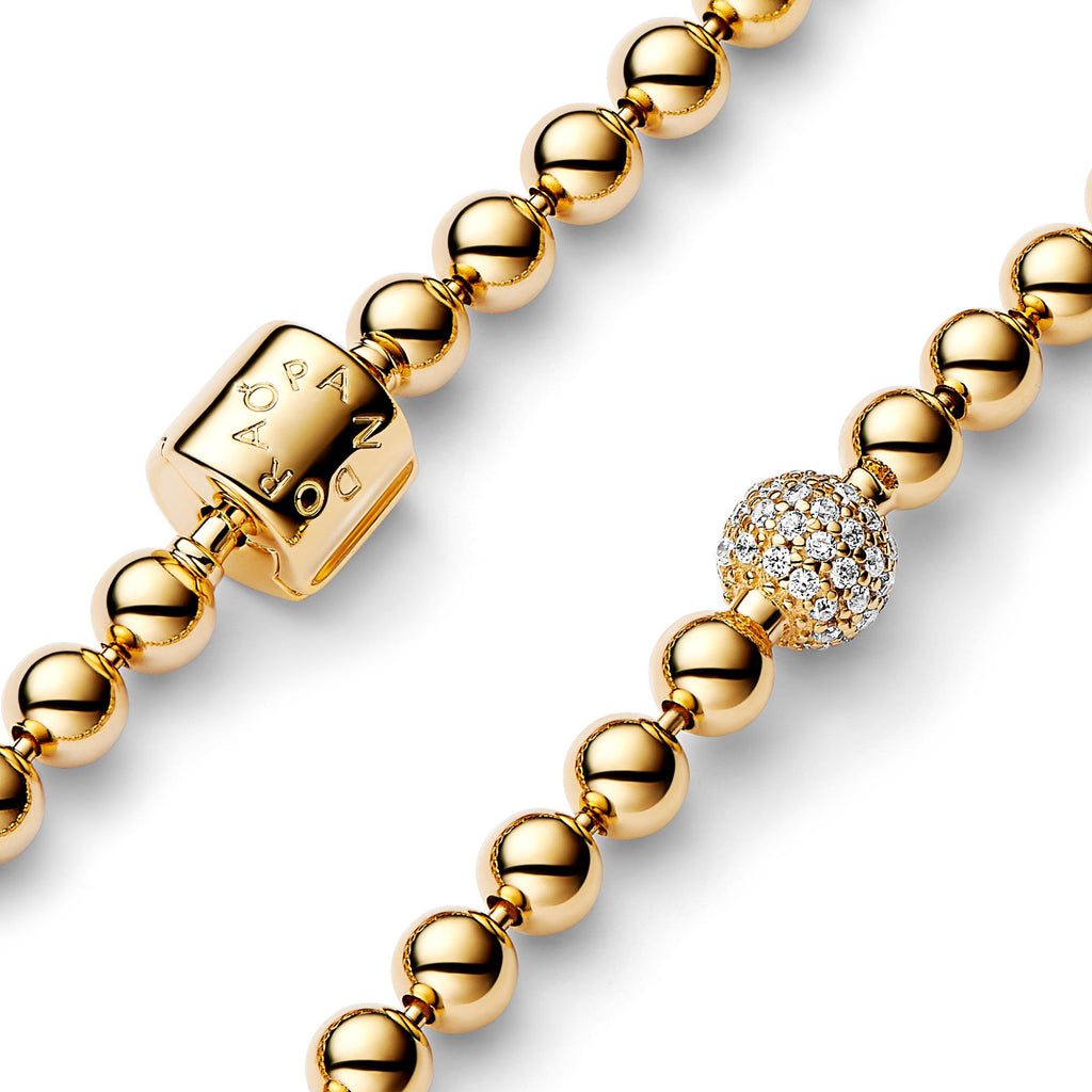 Pandora Signature Bracelet Perles et Pavé 568342C01