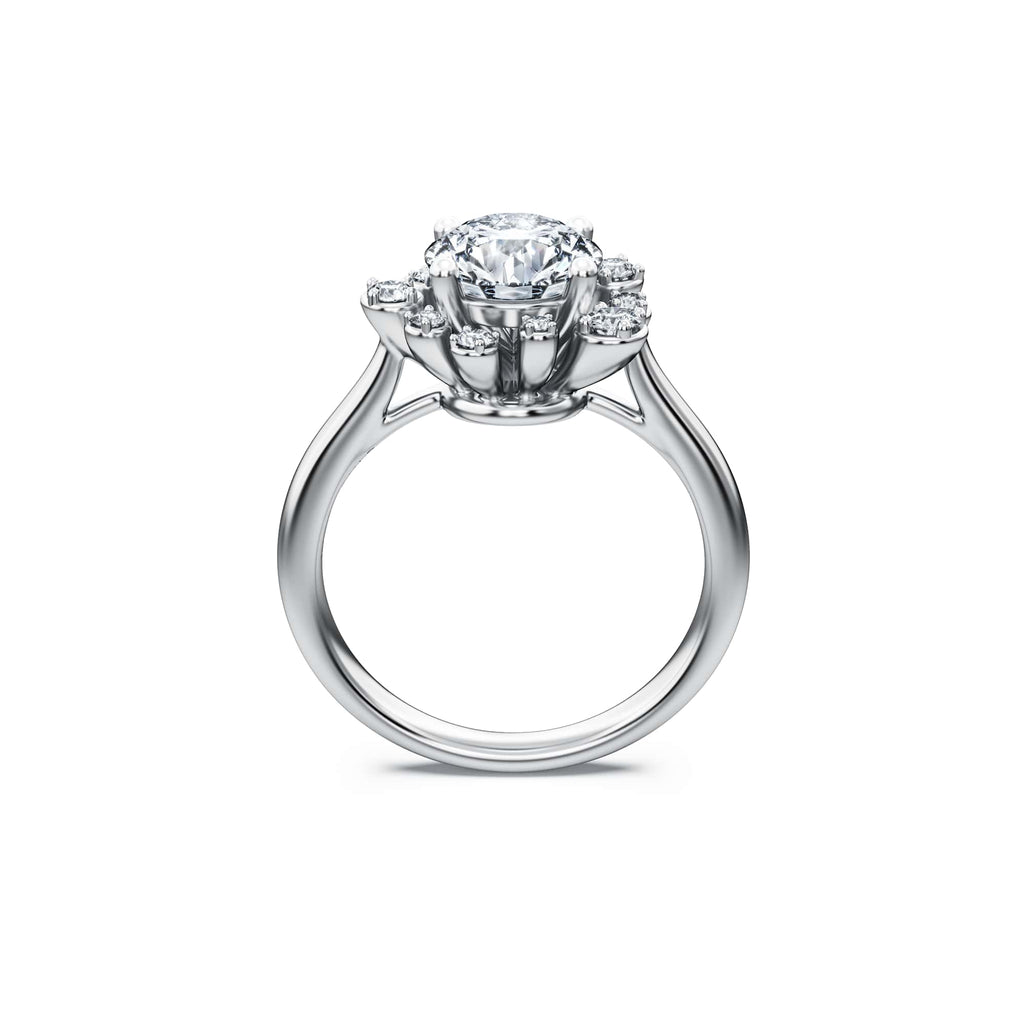 Swarovski Bague Galaxy, diamants de synthèse 2 ct tw, or blanc 18 carats
