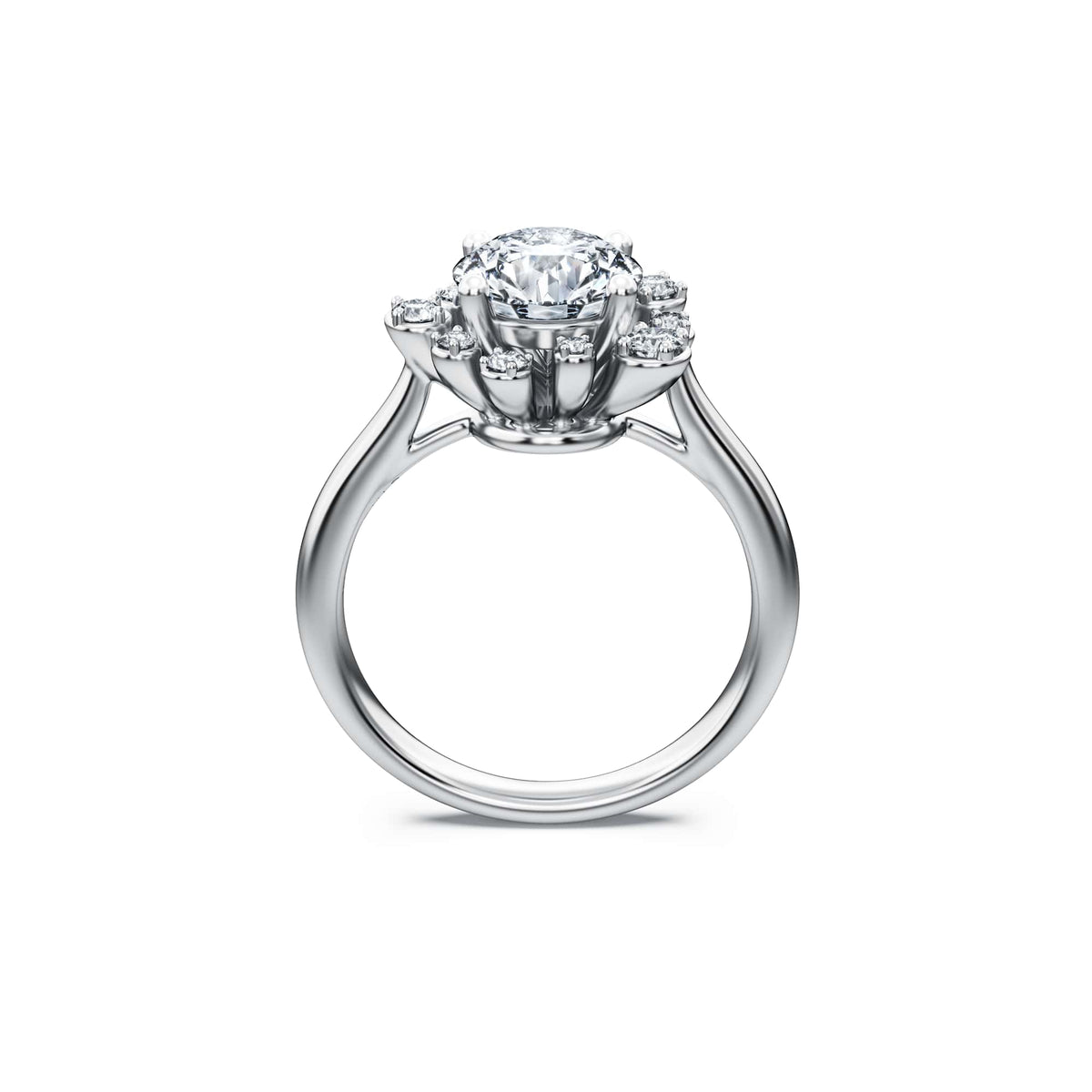 Swarovski Bague Galaxy, diamants de synthèse 2 ct tw, or blanc 18 carats