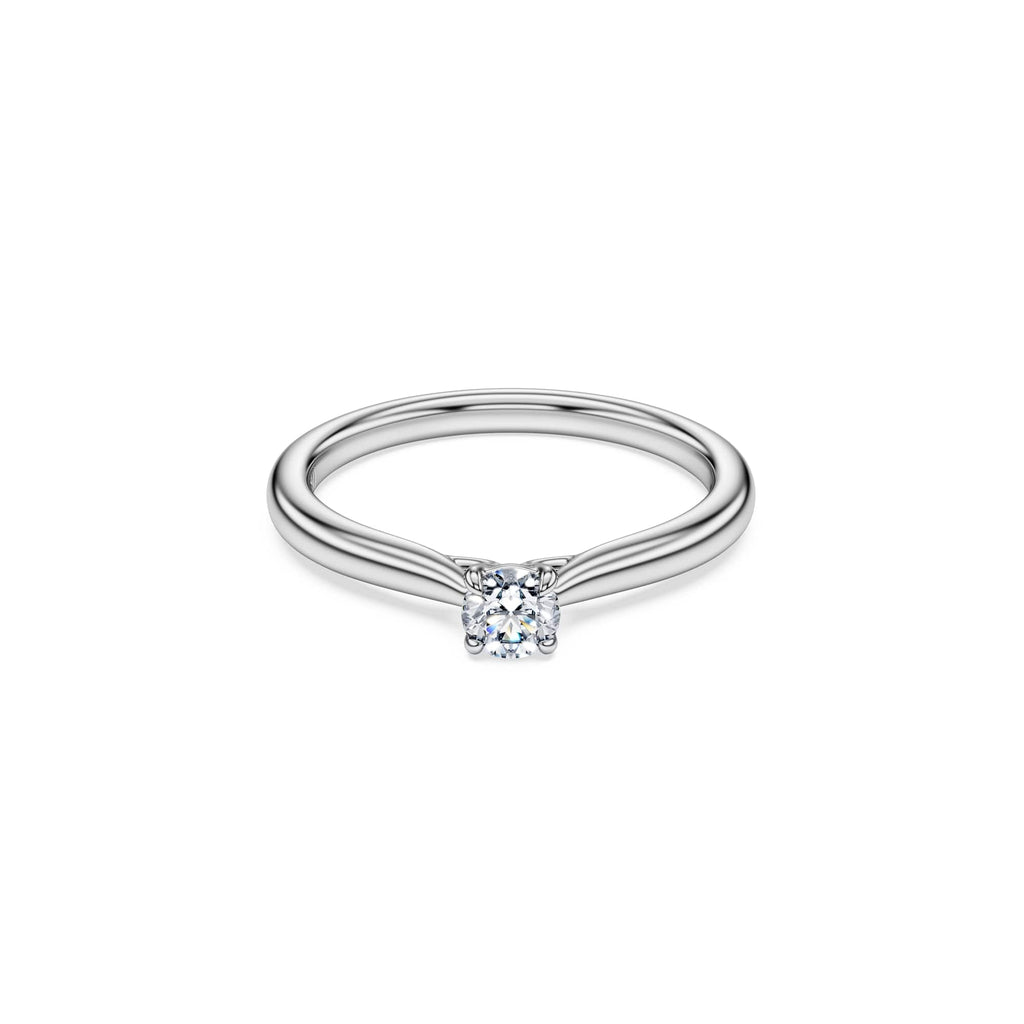 Swarovski Bague solitaire Eternity, diamants de synthèse 0,25 ct tw, argent sterling
