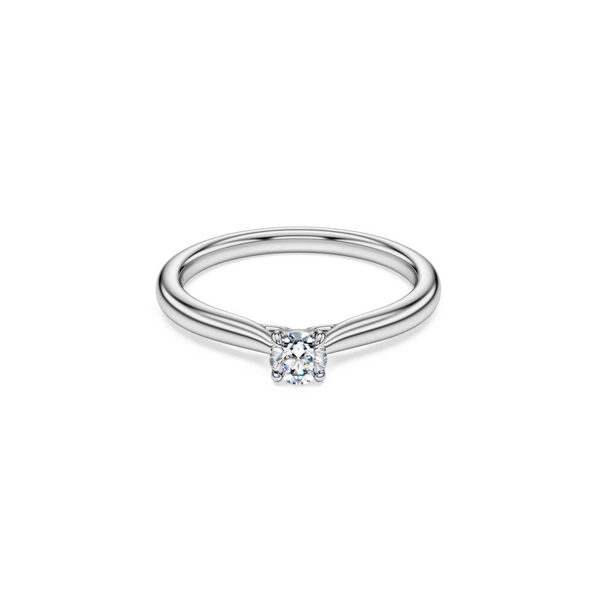 Swarovski Bague solitaire Eternity, diamants de synthèse 0,25 ct tw, argent sterling