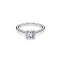 Swarovski Bague solitaire Eternity, diamants de synthèse 1 ct tw, or blanc 18 carats