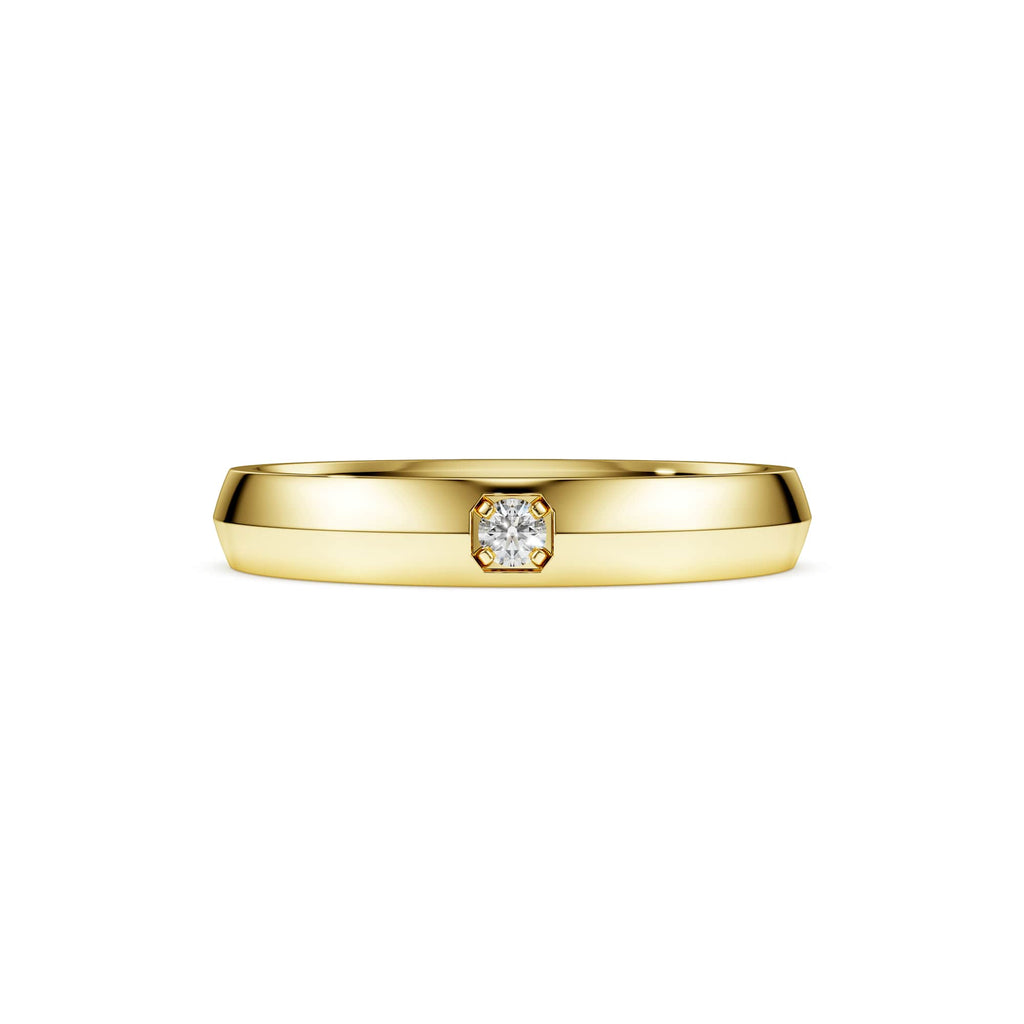 Swarovski Anneau Eternity, diamants de synthèse 0,05 ct tw, or jaune 18 carats