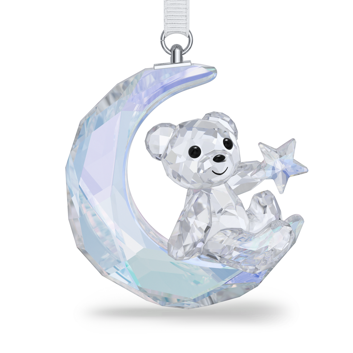 Swarovski Ourson Kris Décoration Lune Bleu 5732106