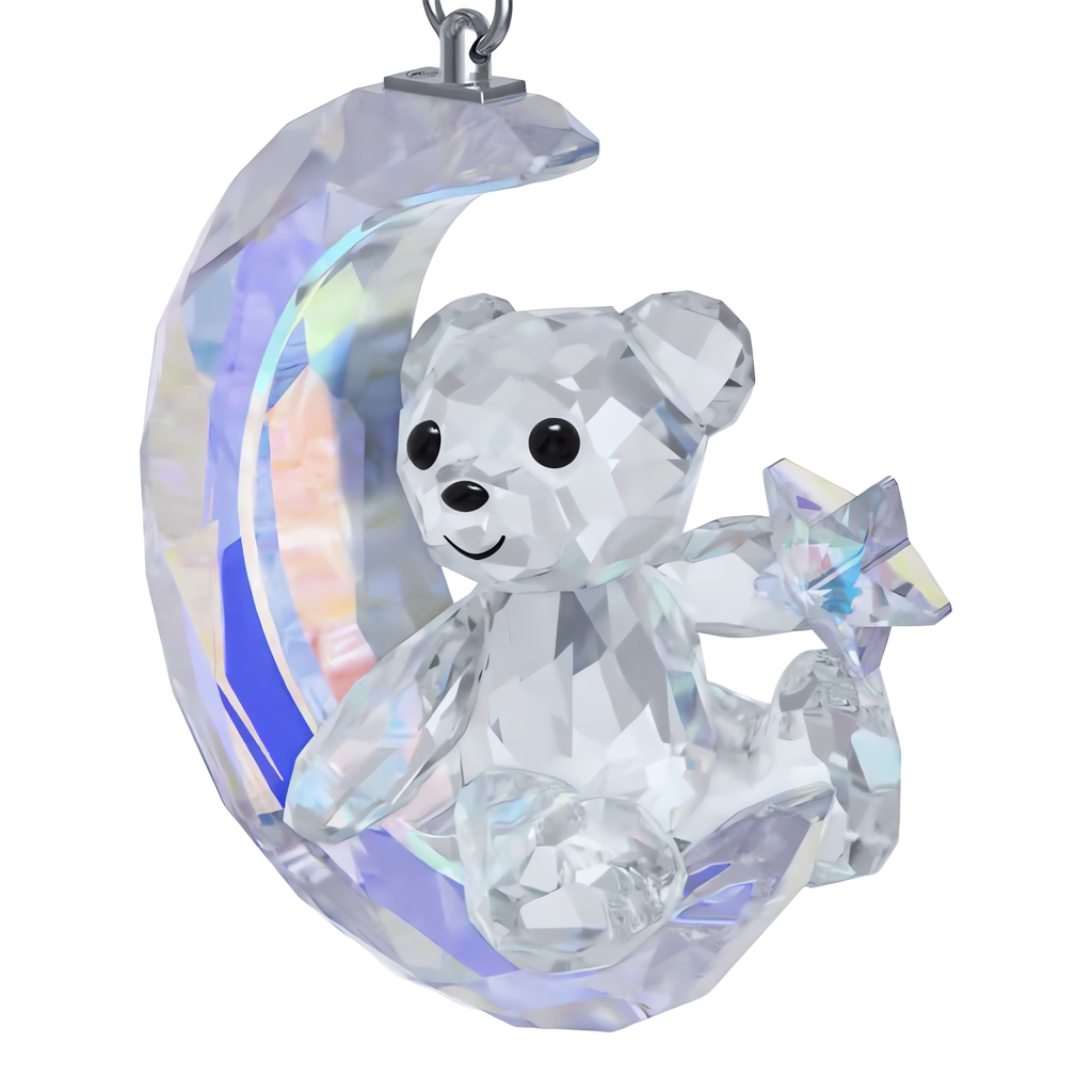 Swarovski Ourson Kris Décoration Lune Bleu 5732106
