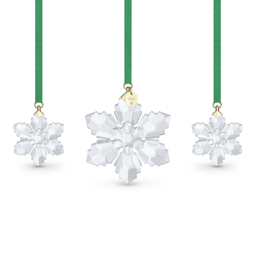 Swarovski Annual Edition Set de Décorations 2026 Flocon de neige Blanc 5732527