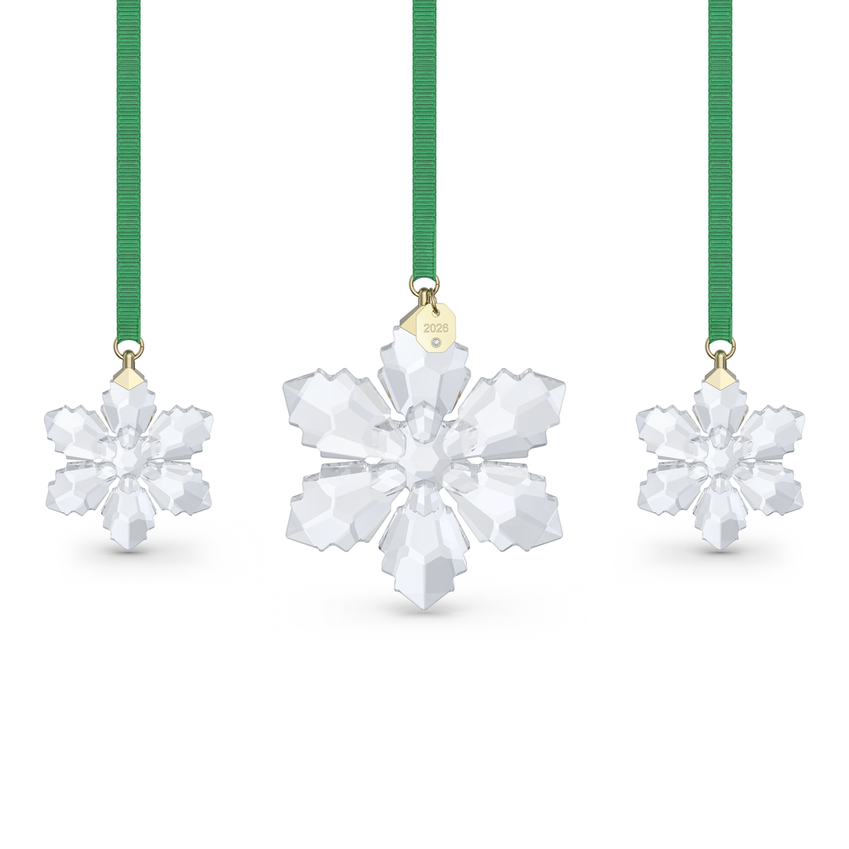 Swarovski Annual Edition Set de Décorations 2026 Flocon de neige Blanc 5732527