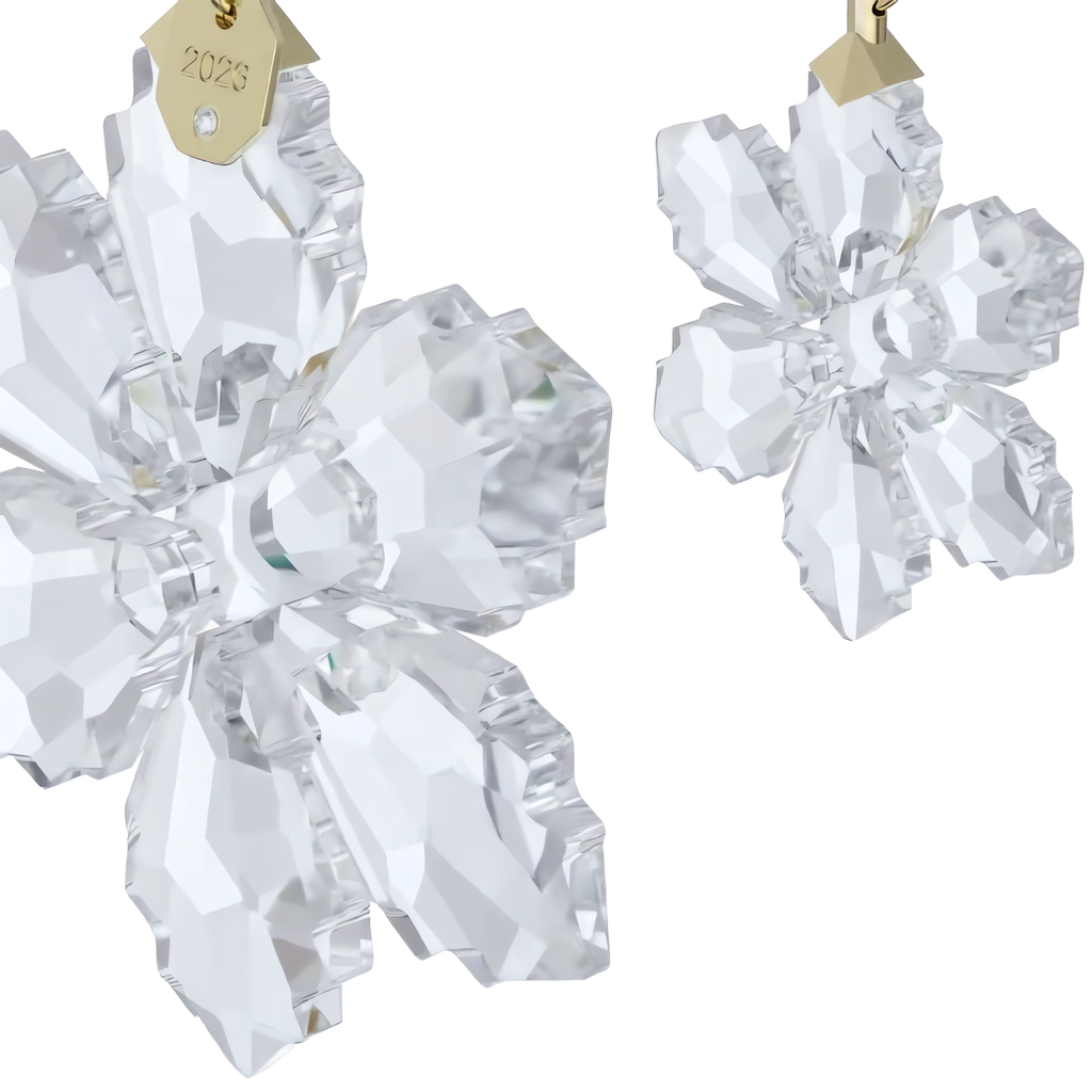 Swarovski Annual Edition Set de Décorations 2026 Flocon de neige Blanc 5732527