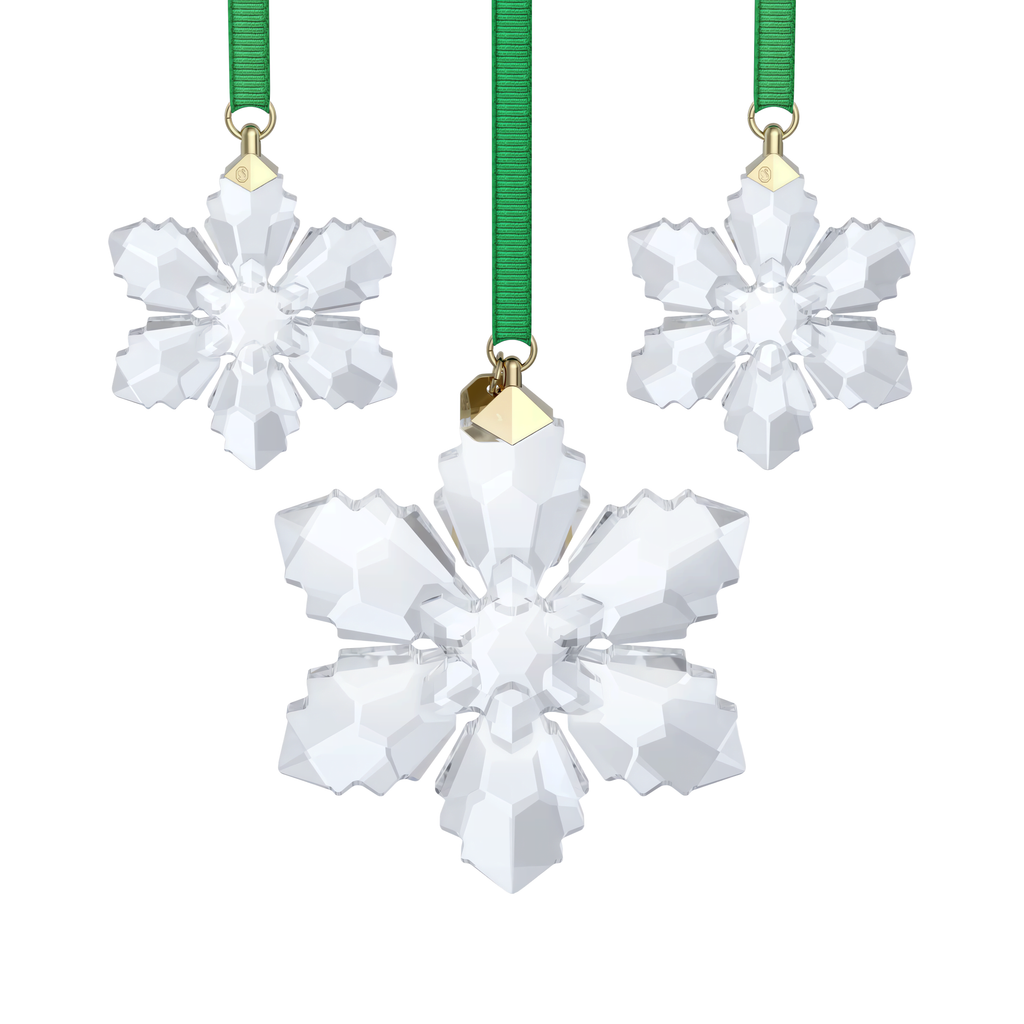 Swarovski Annual Edition Set de Décorations 2026 Flocon de neige Blanc 5732527