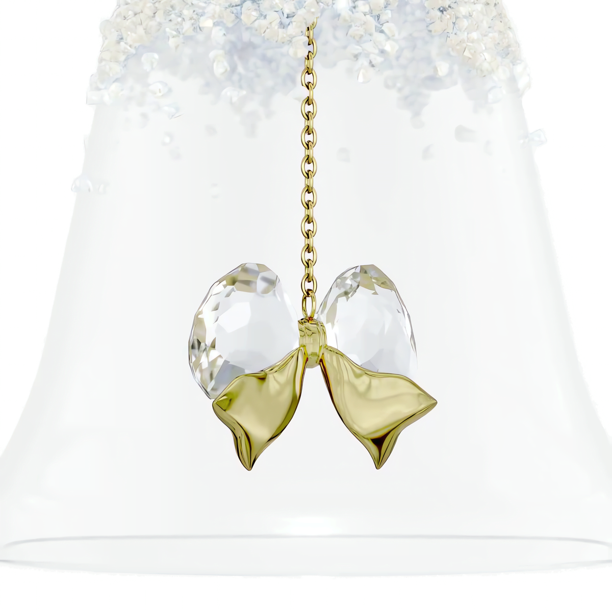 Swarovski Annual Edition Décoration Cloche 2026 Nœud Blanc 5732532