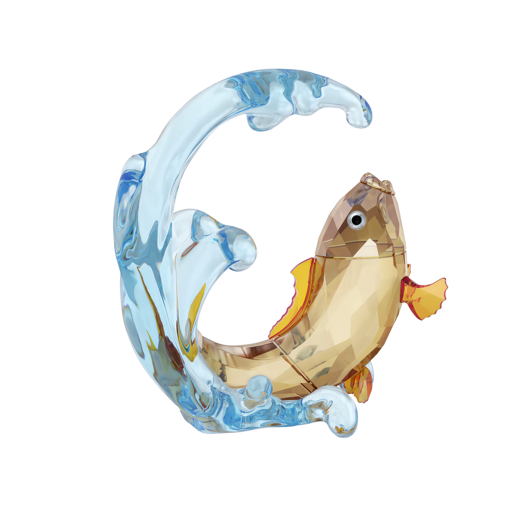 Swarovski Asian Symbols Carpe Dorée poisson Multicolore 5733877