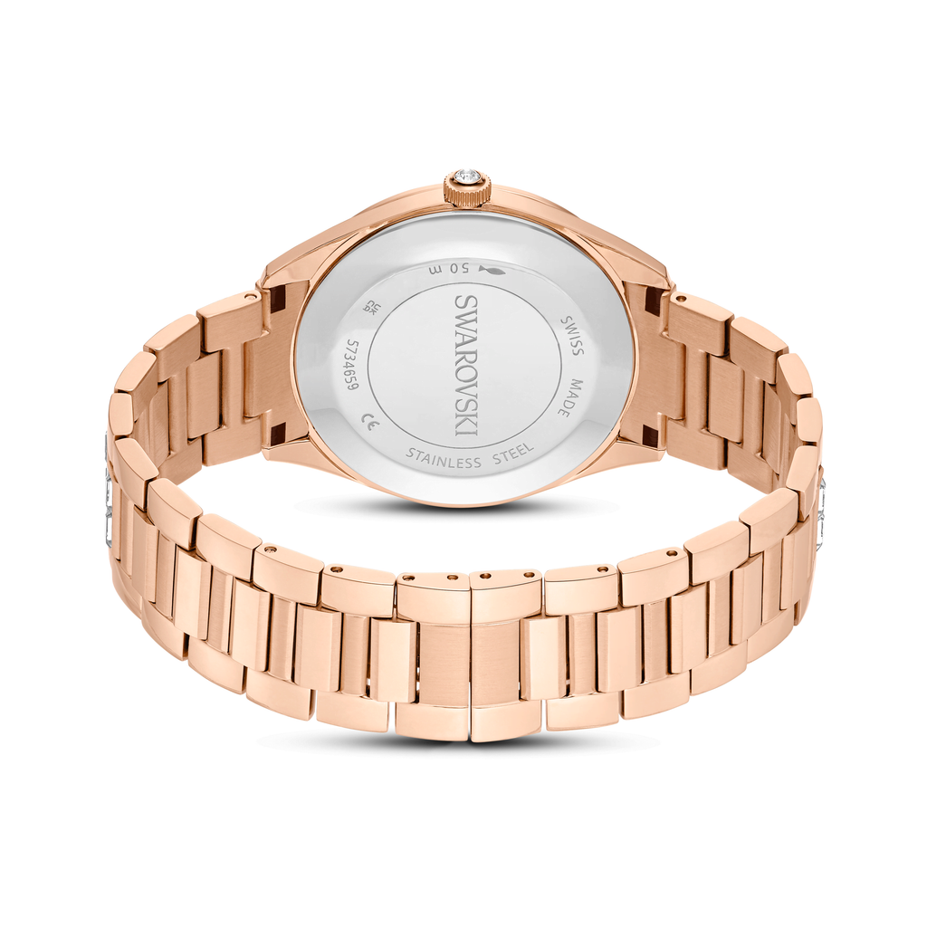 Swarovski Montre Matrix date or rosé 5734659