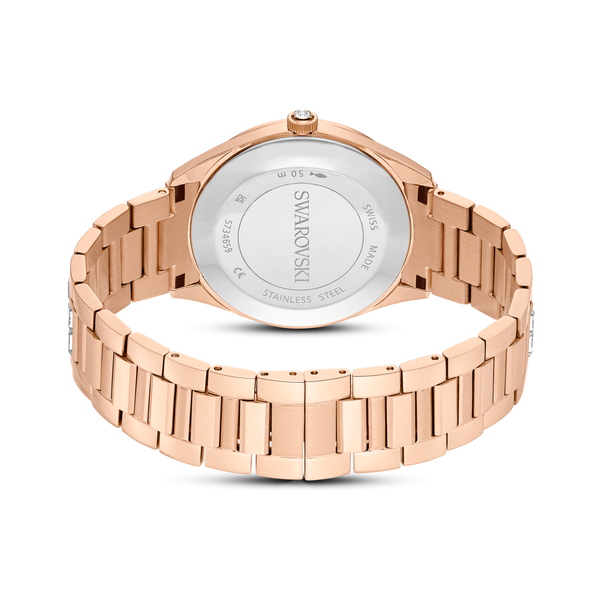 Swarovski Montre Matrix date or rosé 5734659
