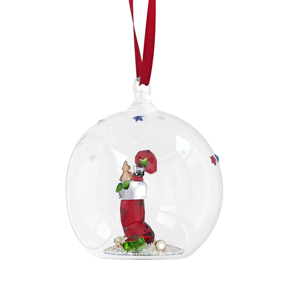 Swarovski Holiday Cheers Décoration Boule Chaussette et Sucre d’orge 5735700