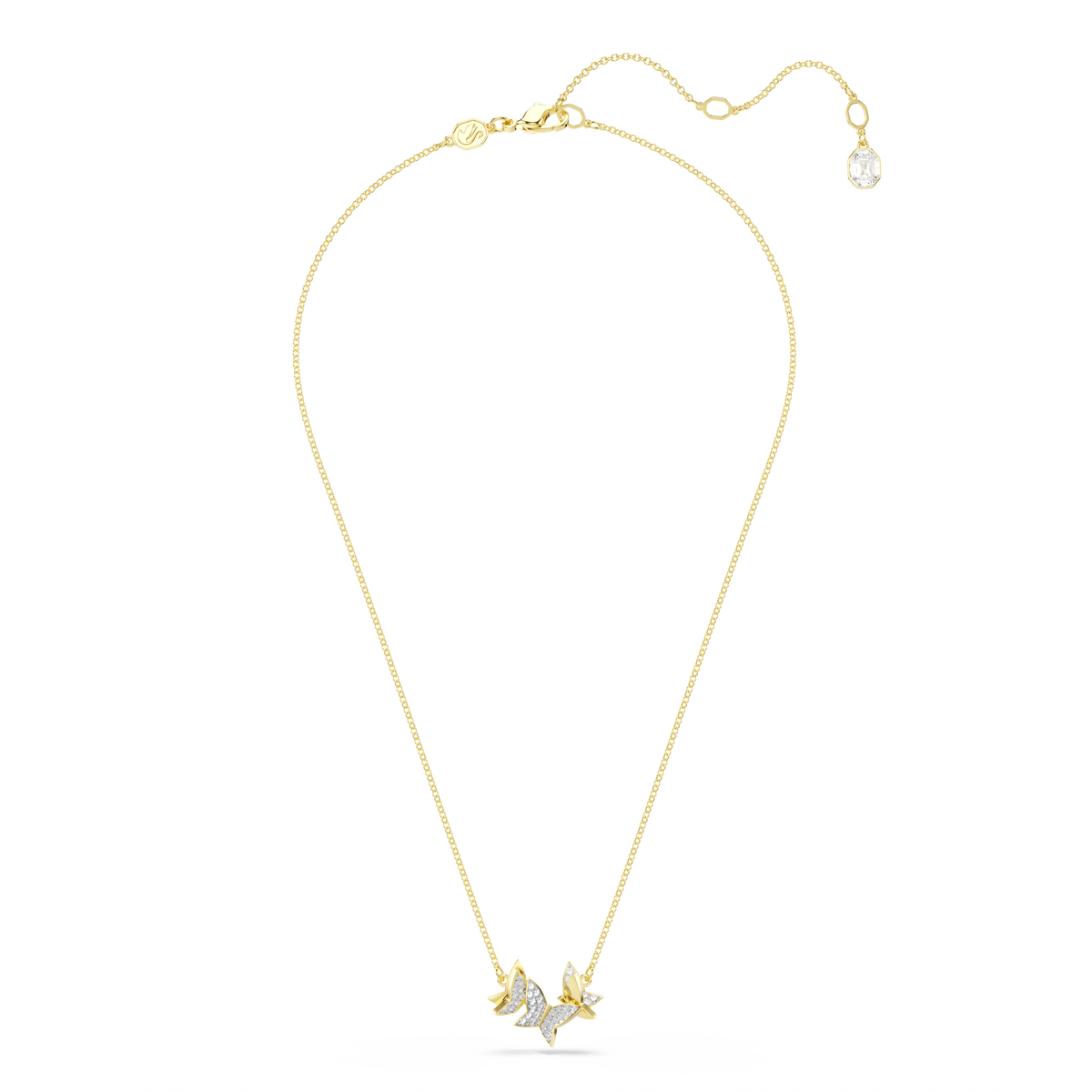 Swarovski Collier Idyllia Lilia papillon Blanc 5736068
