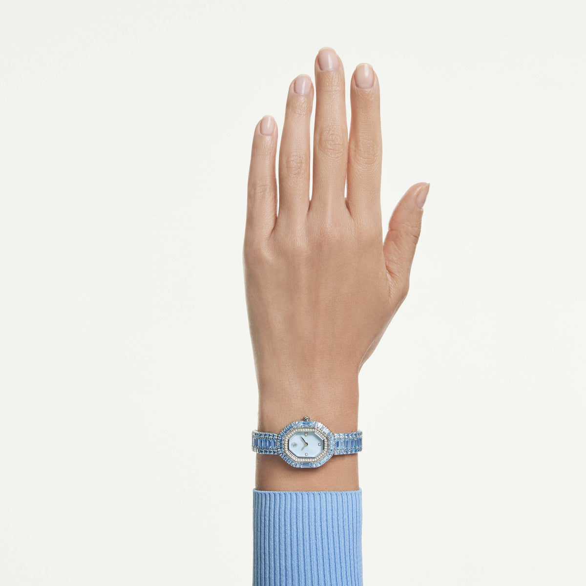 Swarovski Montre Matrix octagon Bleu 5739632