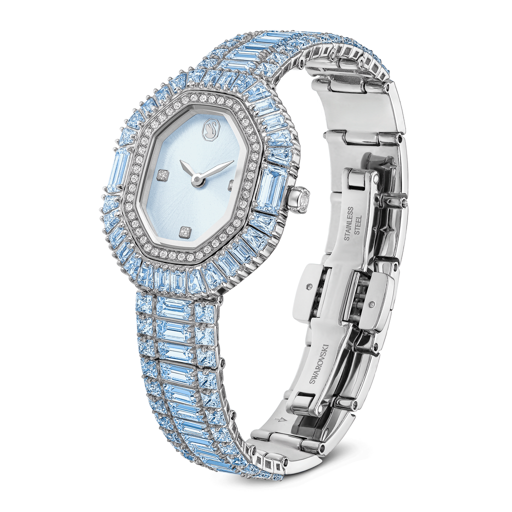 Swarovski Montre Matrix octagon Bleu 5739632
