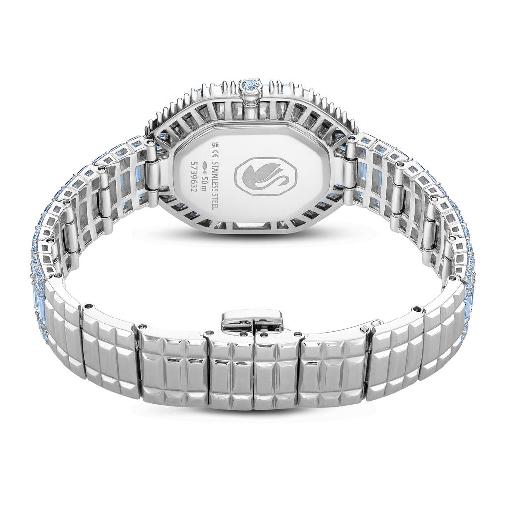 Swarovski Montre Matrix octagon Bleu 5739632
