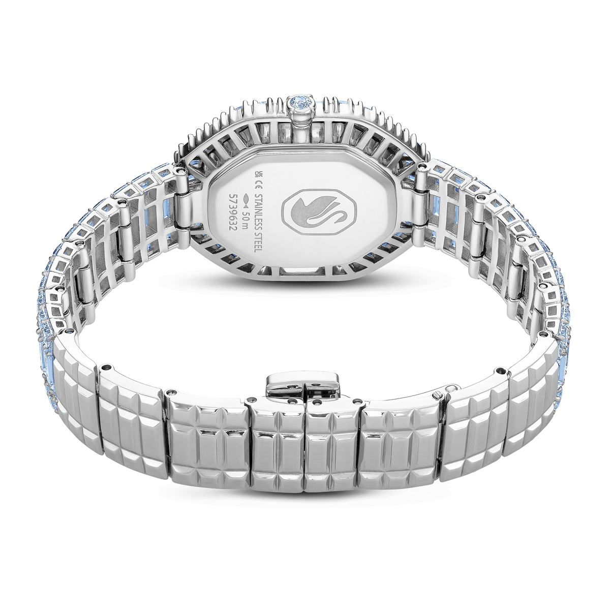 Swarovski Montre Matrix octagon Bleu 5739632