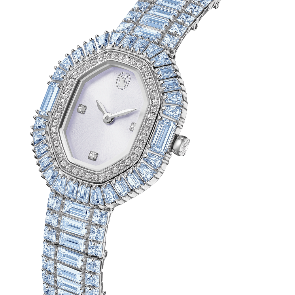 Swarovski Montre Matrix octagon Bleu 5739632