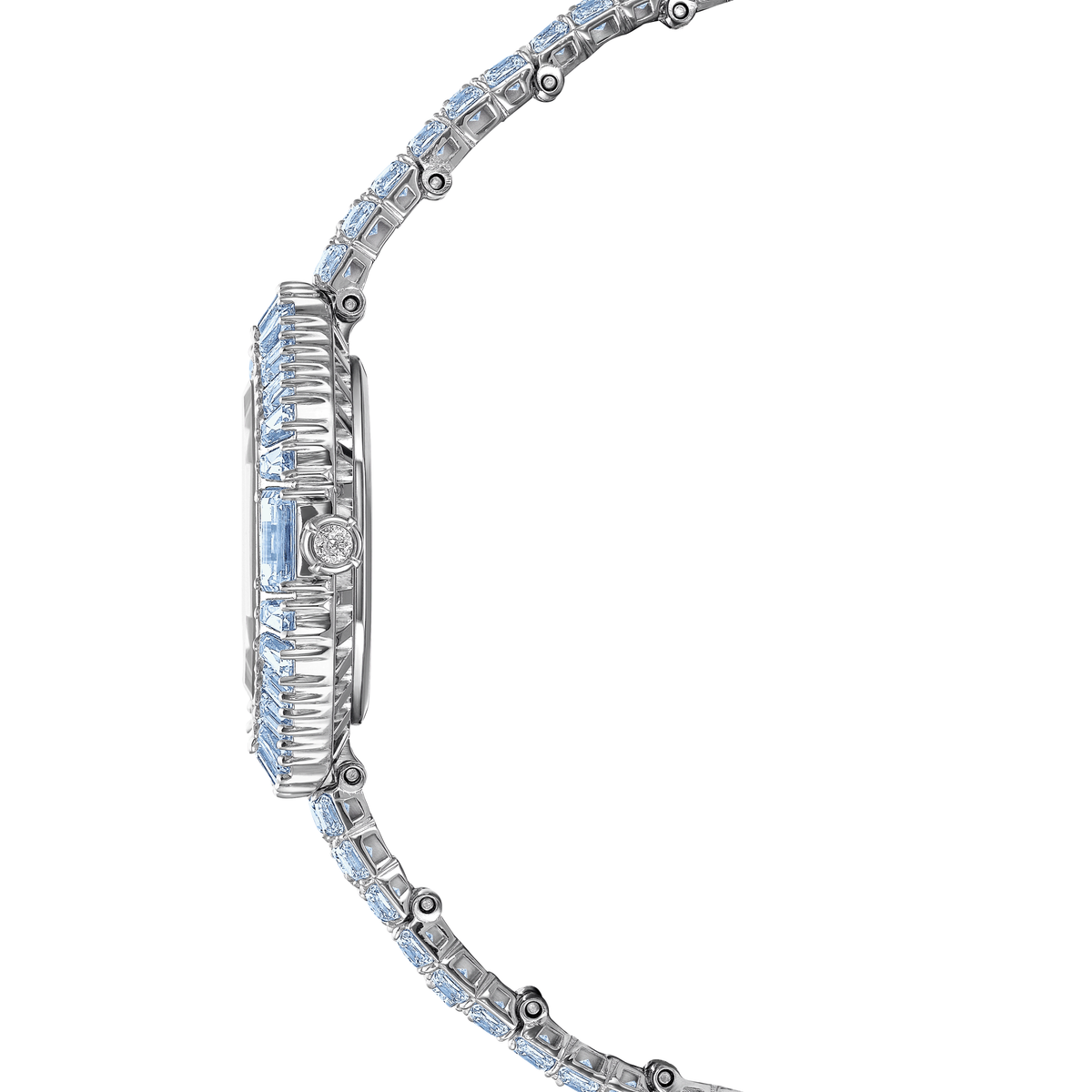 Swarovski Montre Matrix octagon Bleu 5739632