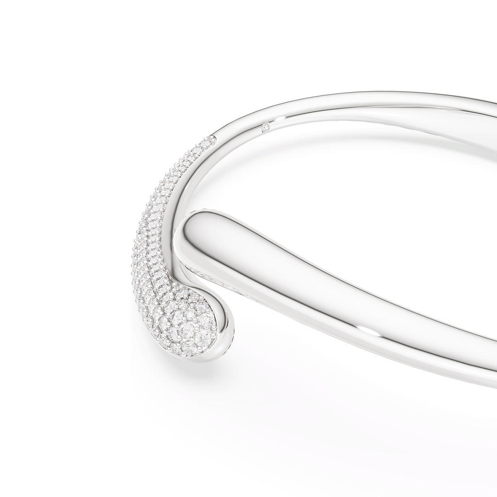 Swarovski Bracelet-jonc Classica Blanc 5740347