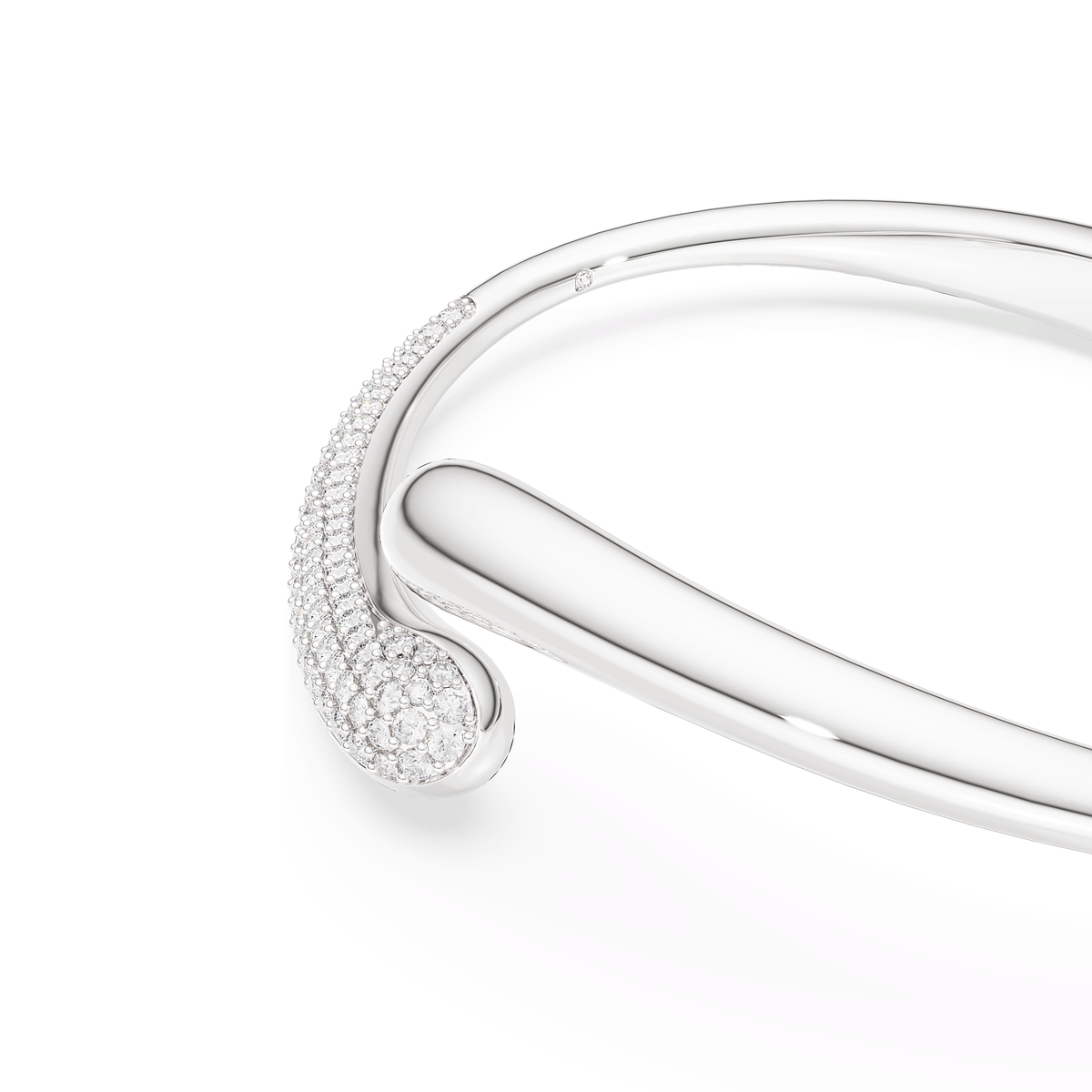 Swarovski Bracelet-jonc Classica Blanc 5740347
