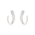 Swarovski Anneaux d'oreilles Classica Blanc 5740456
