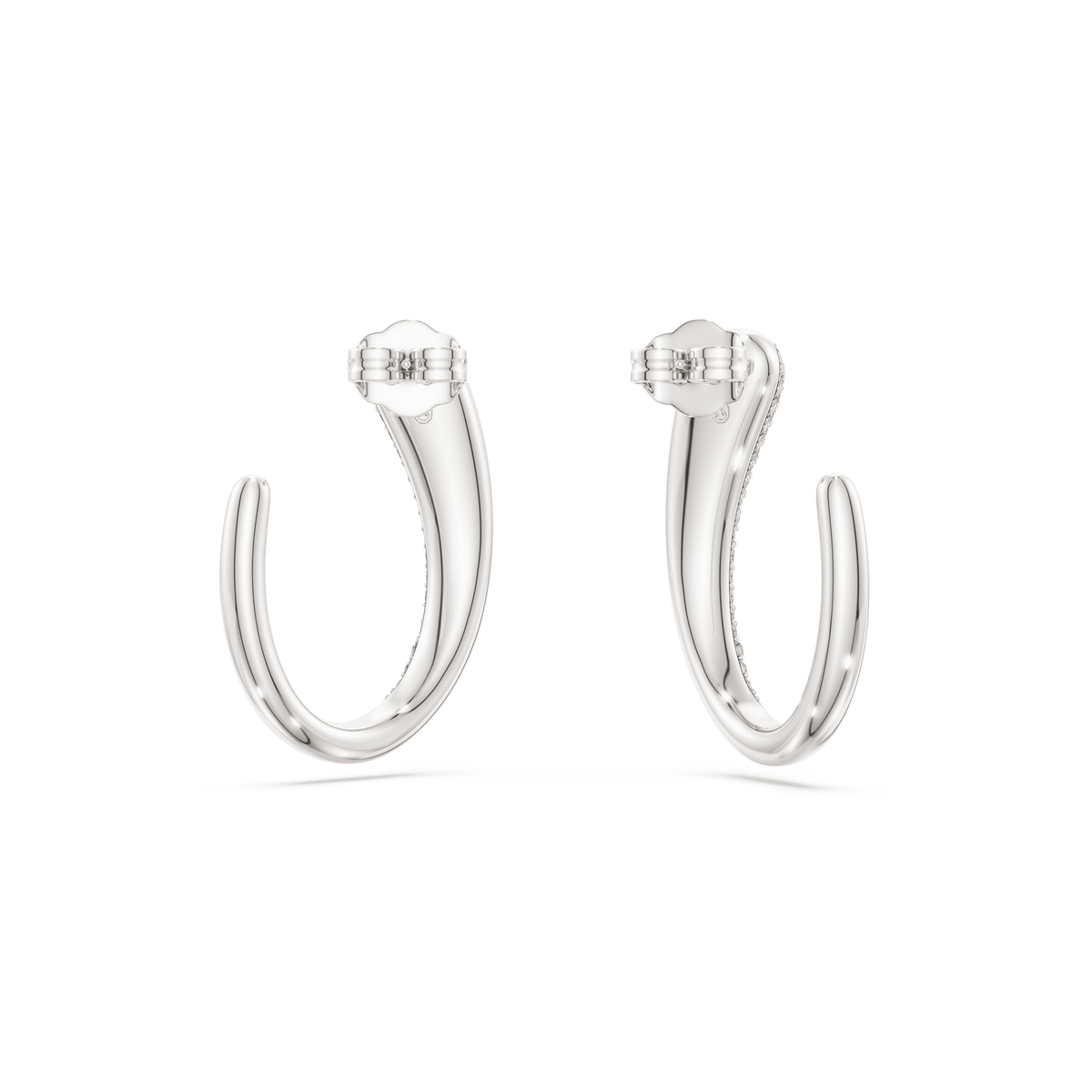 Swarovski Anneaux d'oreilles Classica Blanc 5740456