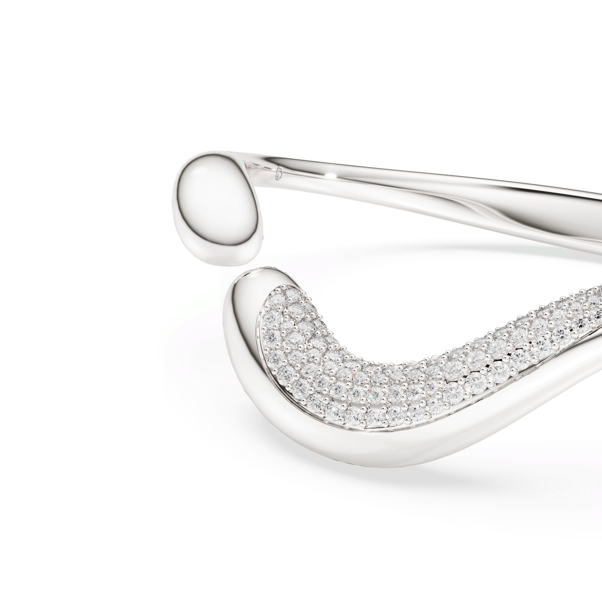 Swarovski Bracelet-jonc Classica Blanc 5740462