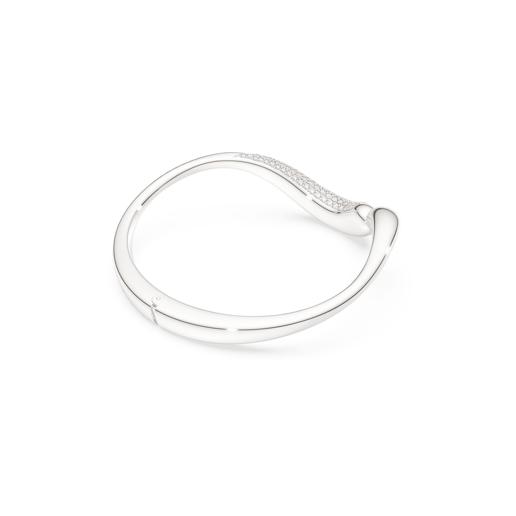 Swarovski Bracelet-jonc Classica Blanc 5740462