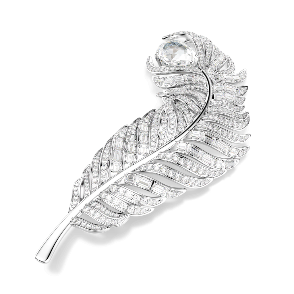 Swarovski Broche Vienna Plume Blanc 5741558