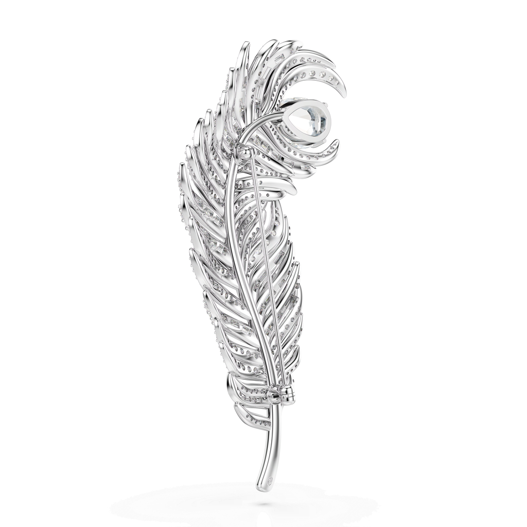 Swarovski Broche Vienna Plume Blanc 5741558