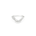 Swarovski Bague ouverte Classica Blanc 5742580