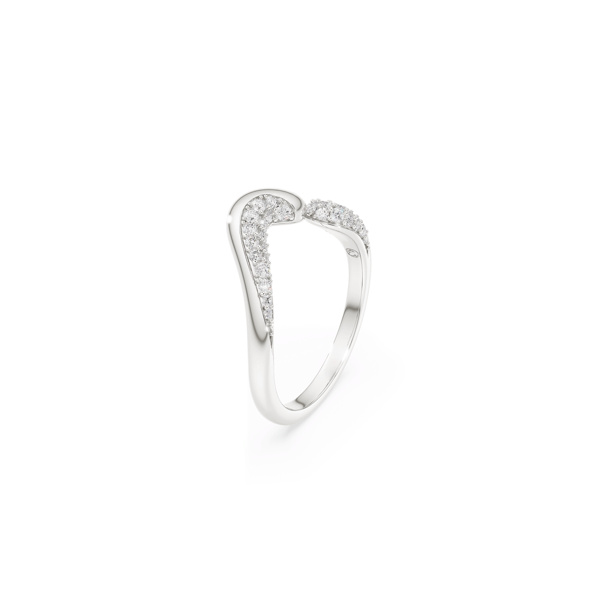Swarovski Bague ouverte Classica Blanc 5742580