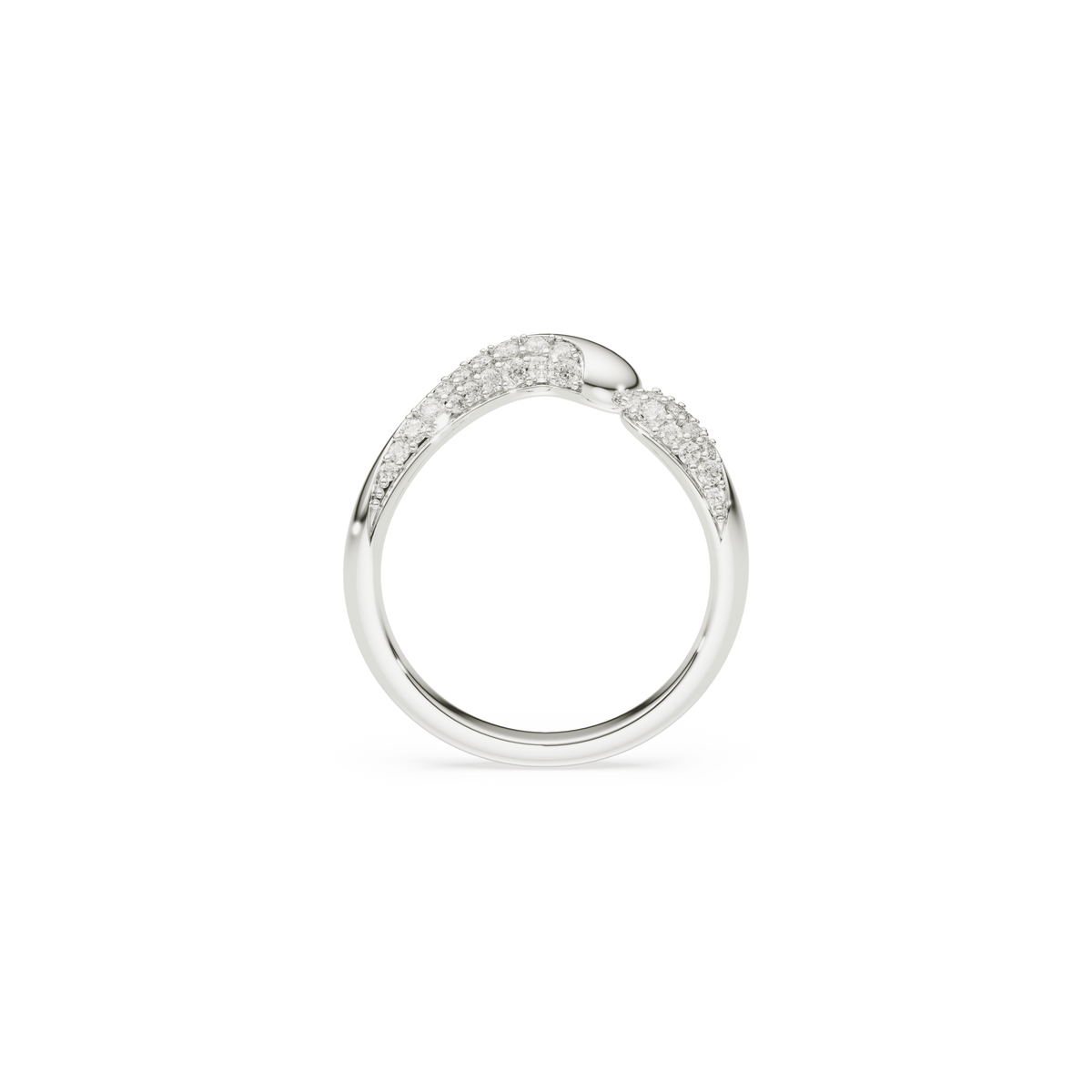 Swarovski Bague ouverte Classica Blanc 5742580