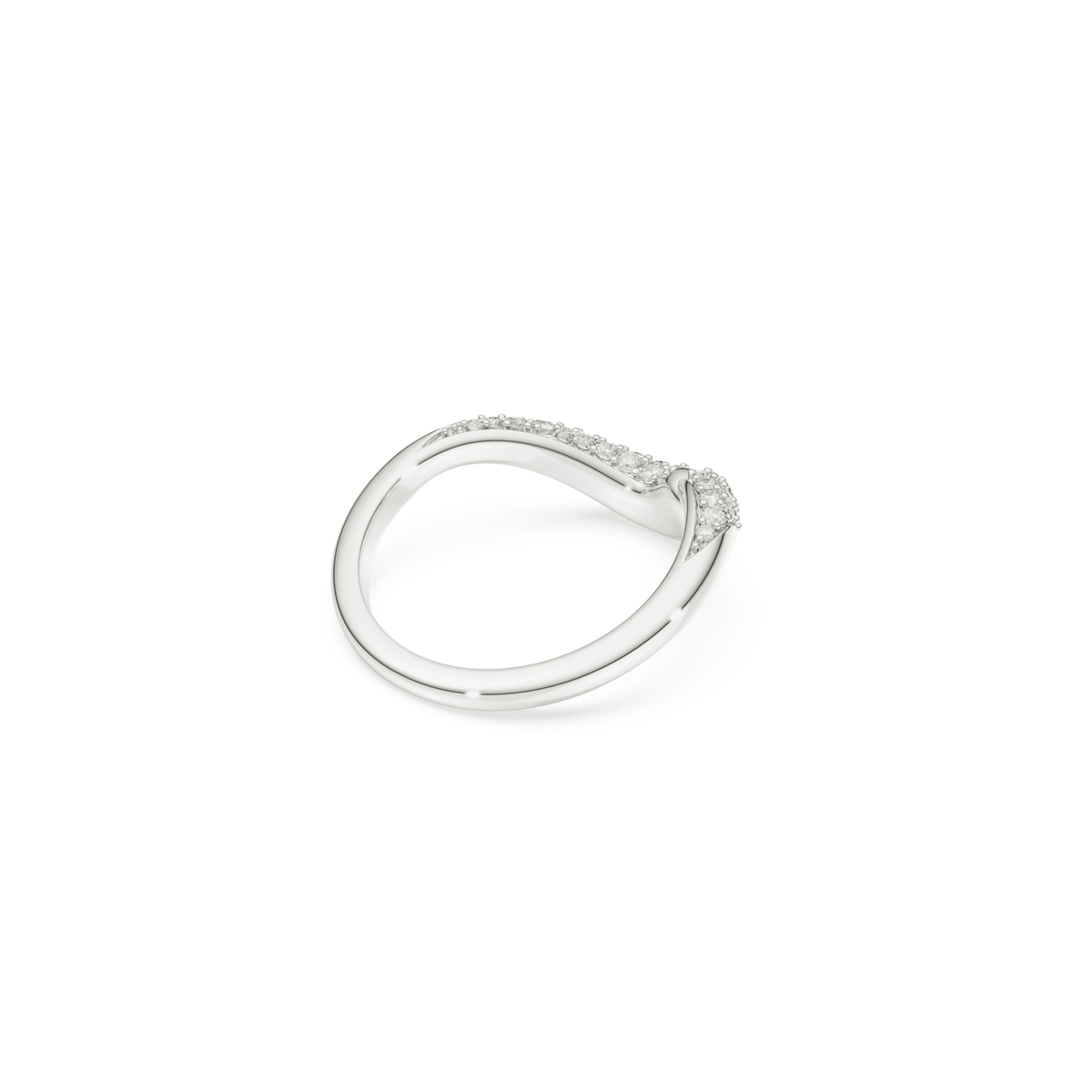 Swarovski Bague ouverte Classica Blanc 5742580