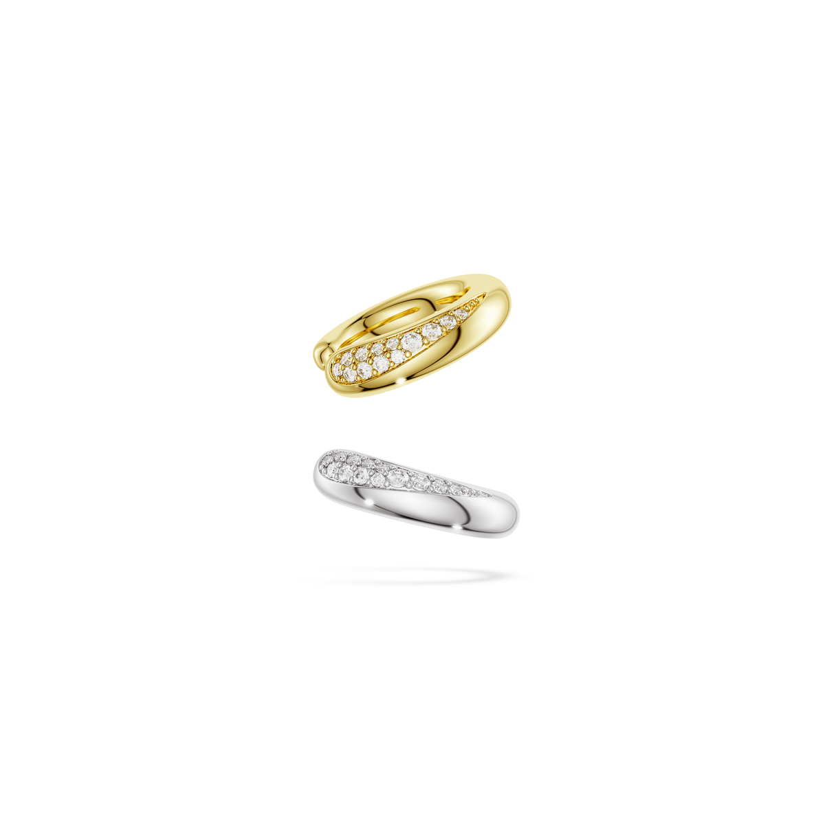 Swarovski Manchettes d’oreilles Classica Blanc 5743473