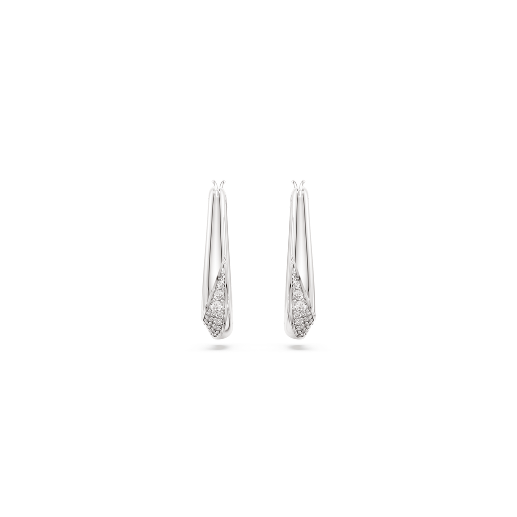 Swarovski Anneaux d'oreilles Classica Blanc 5743474
