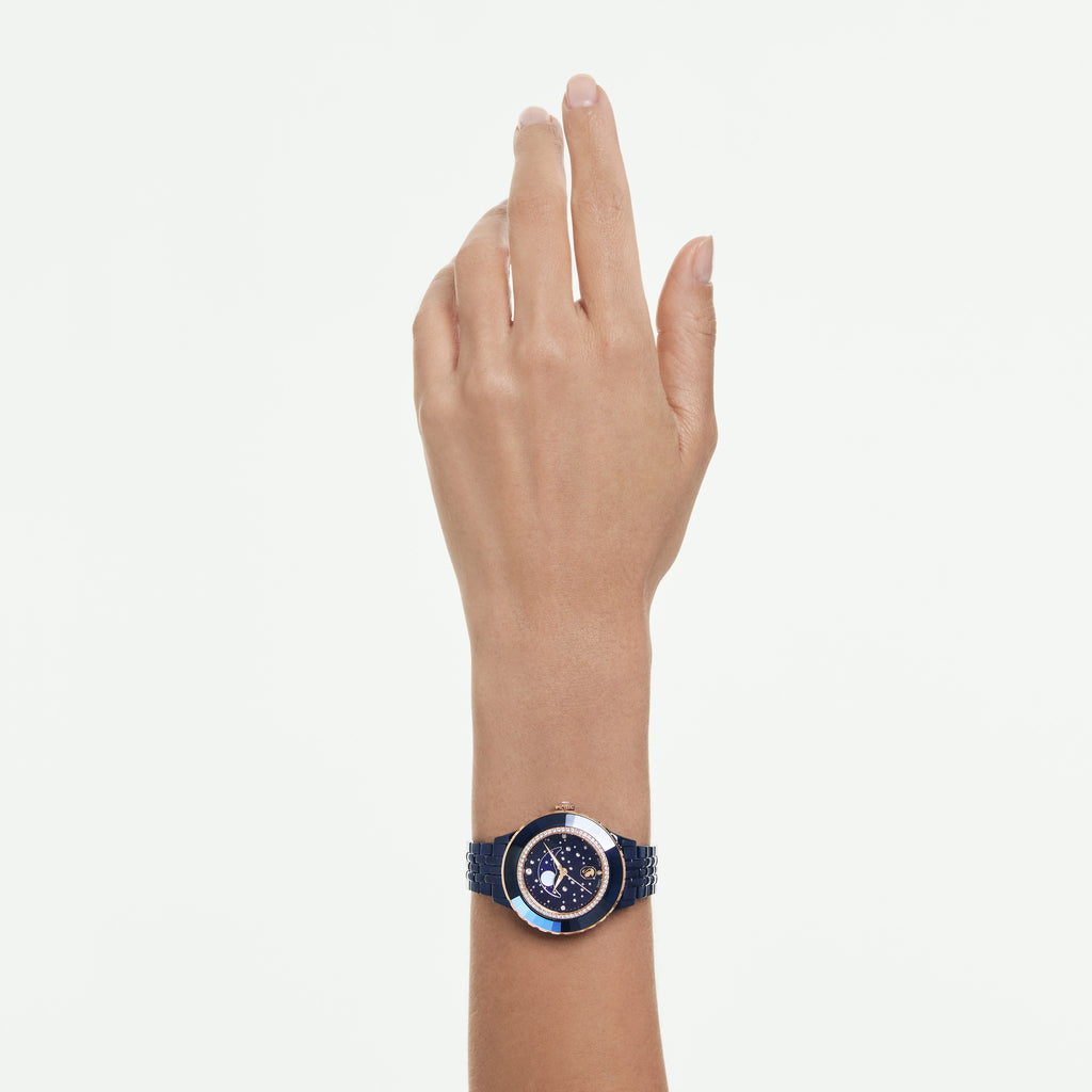 Swarovski Montre Octea moon Bleu 5743701
