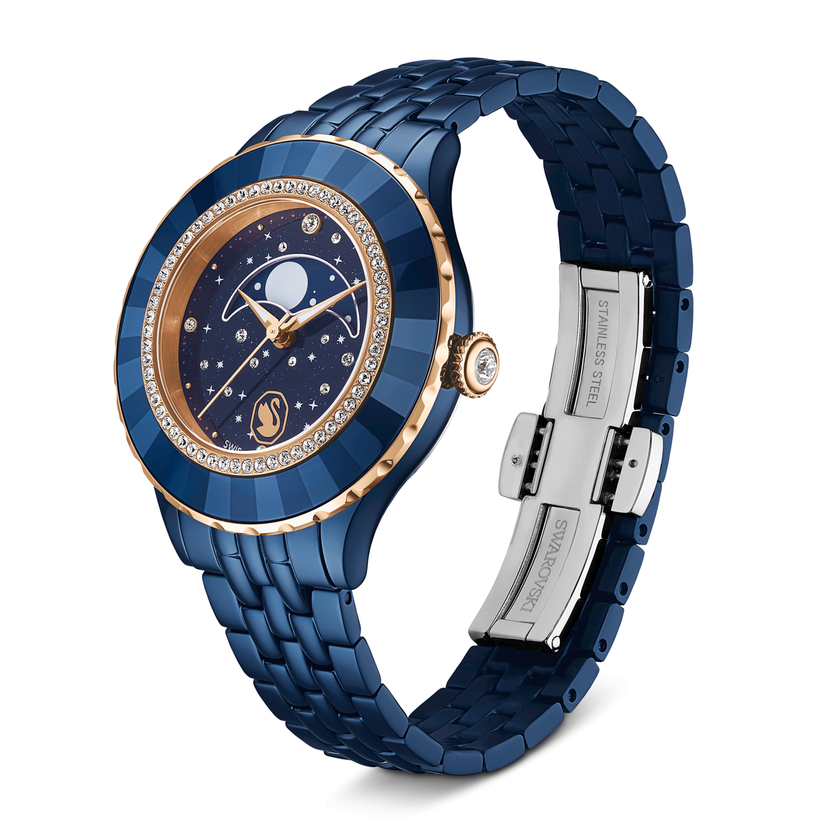 Swarovski Montre Octea moon Bleu 5743701