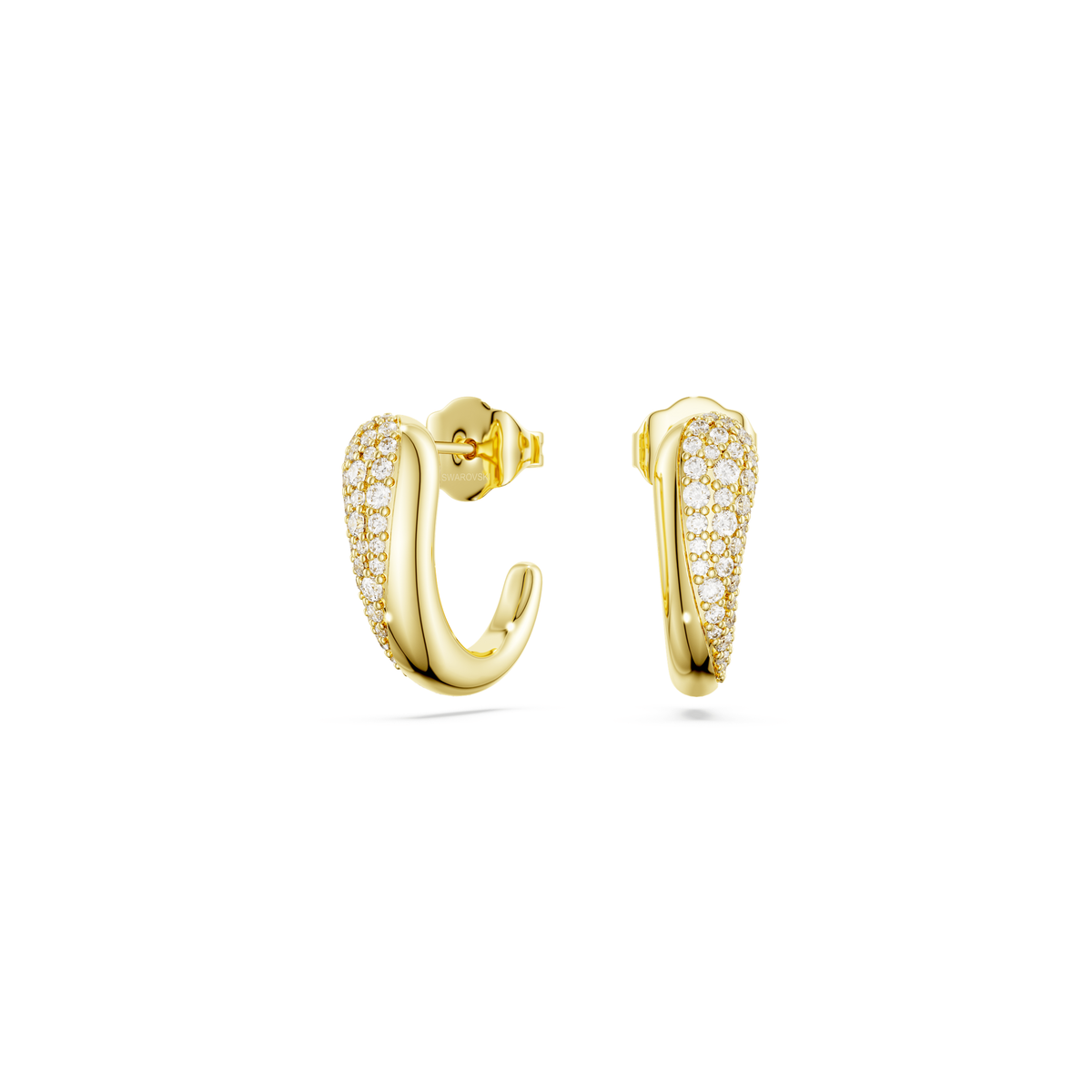 Swarovski Anneaux d'oreilles Classica Blanc 5745020