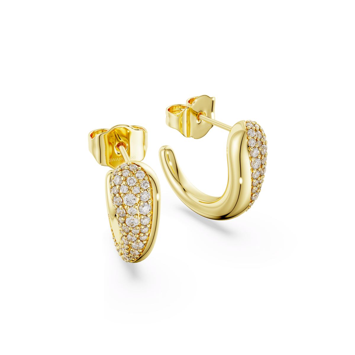 Swarovski Anneaux d'oreilles Classica Blanc 5745020