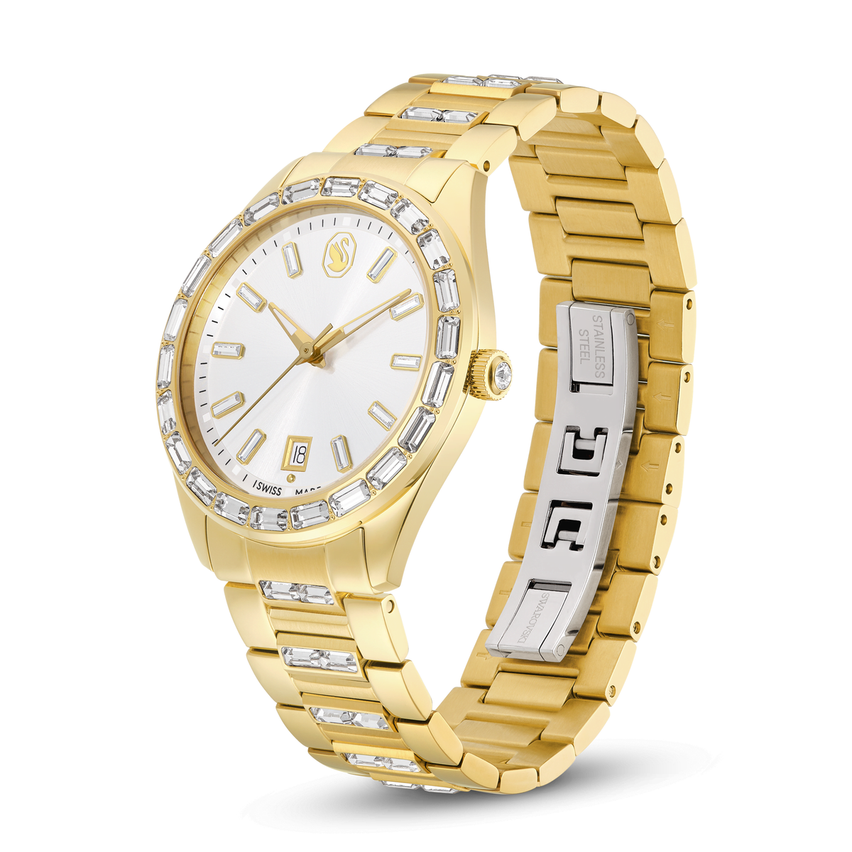 Swarovski Montre Matrix date doré 5745534