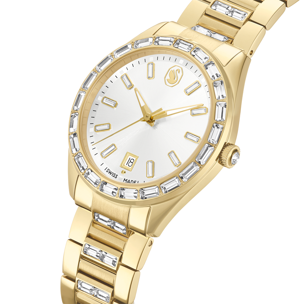 Swarovski Montre Matrix date doré 5745534