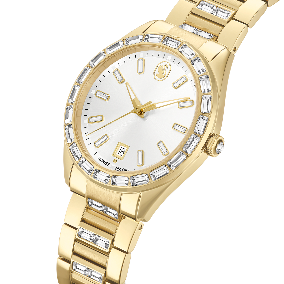 Swarovski Montre Matrix date doré 5745534