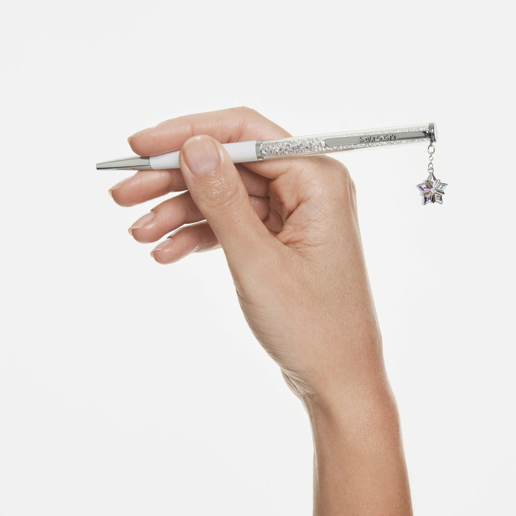 Swarovski Stylo à bille Crystalline Étoile Blanc 5745579
