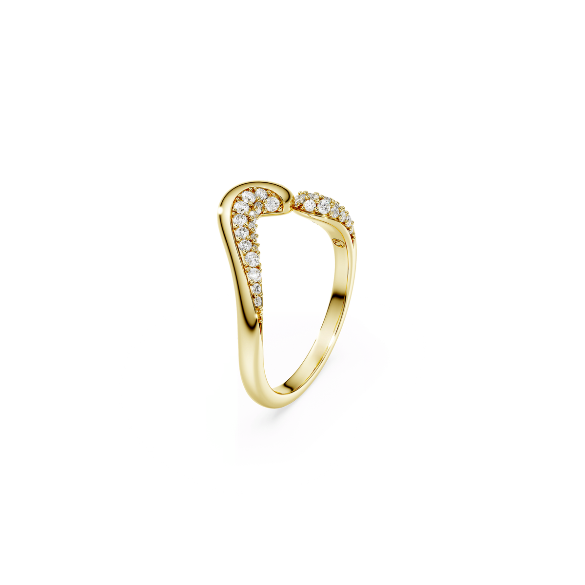 Swarovski Bague ouverte Classica Blanc 5746355