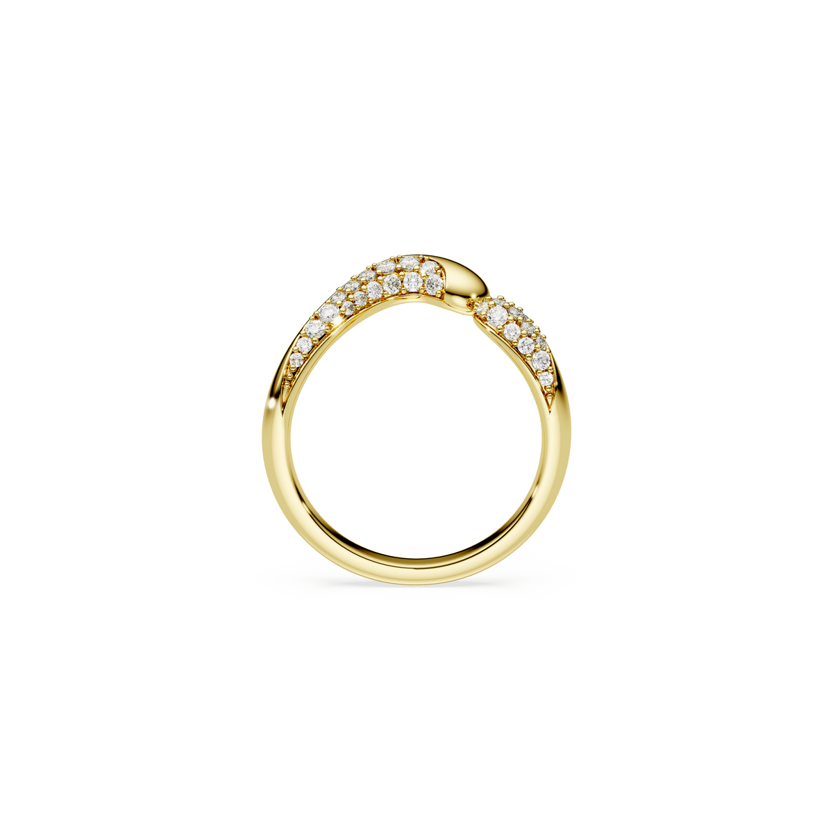 Swarovski Bague ouverte Classica Blanc 5746355